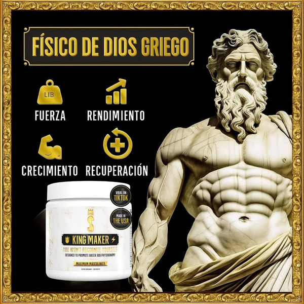 👑KING MAKER™ ORIGINAL💪Despierta tu virilidad, energía y confianza🔞POTENCIADOR DE TESTOSTERONA🔥Envío Gratis